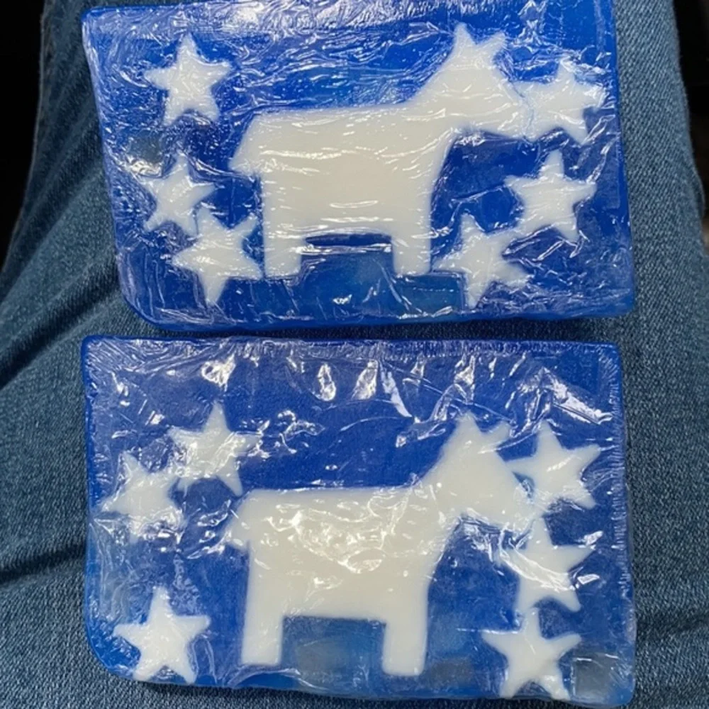 Set of 2 New Primal Element Democrat Soaps